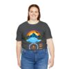 Personalized Camping Unisex Jersey Short Sleeve Tee