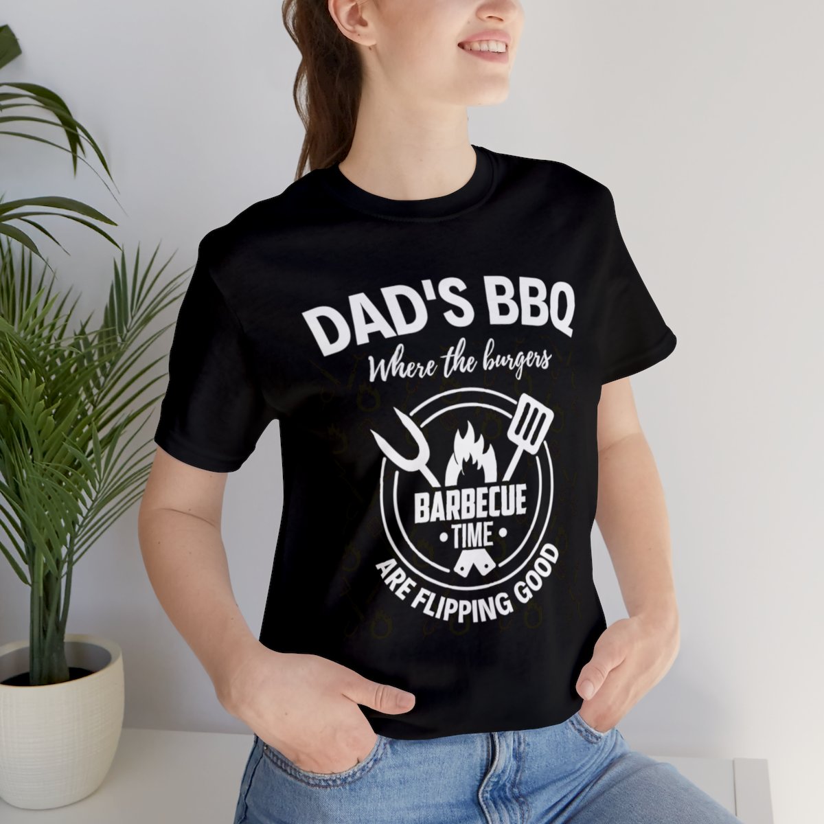 Dad's BBQ Unisex Jersey Short Sleeve Tee
