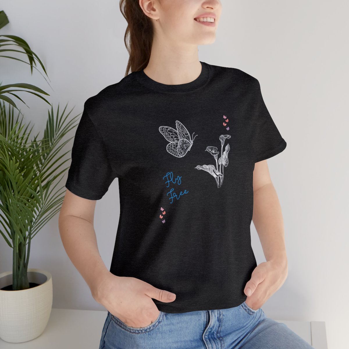 Women's Butterfly Unisex Jersey Short Sleeve Tee