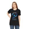 Women's  In April We Wear Blue T-shirt, Autism Awareness Shirt
