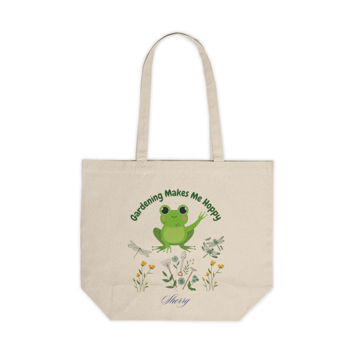 Personalized Canvas Shopping Tote