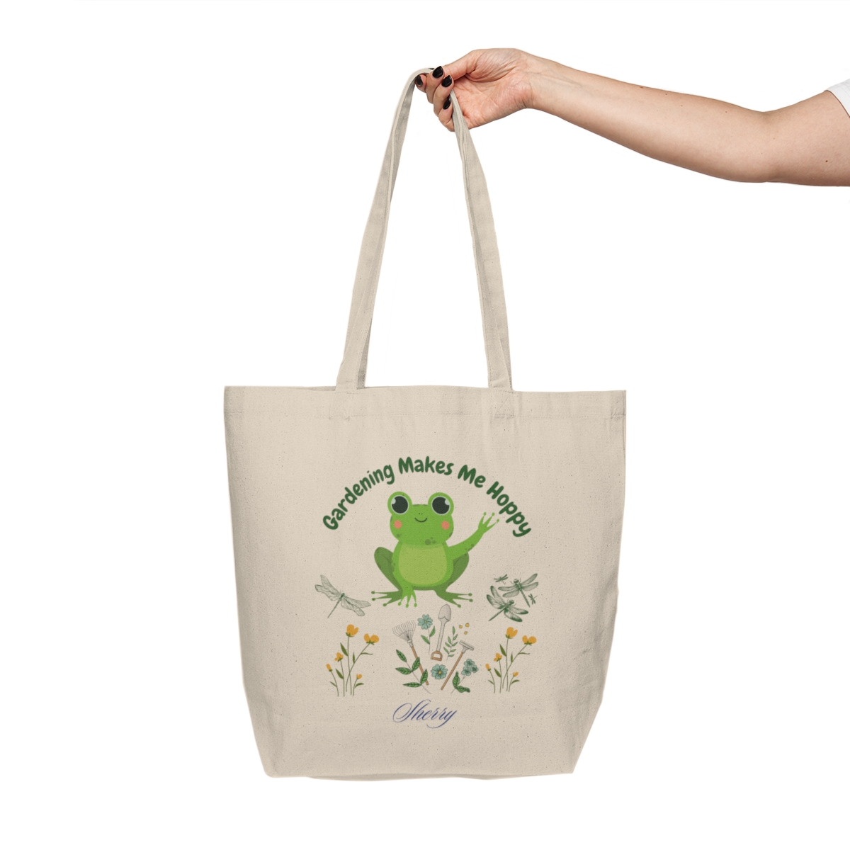 Personalized Canvas Shopping Tote