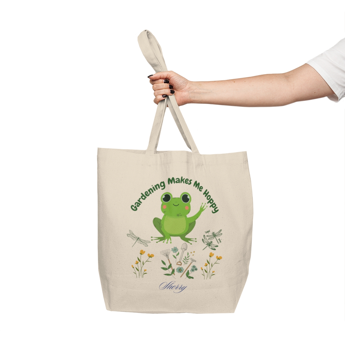 Personalized Canvas Shopping Tote
