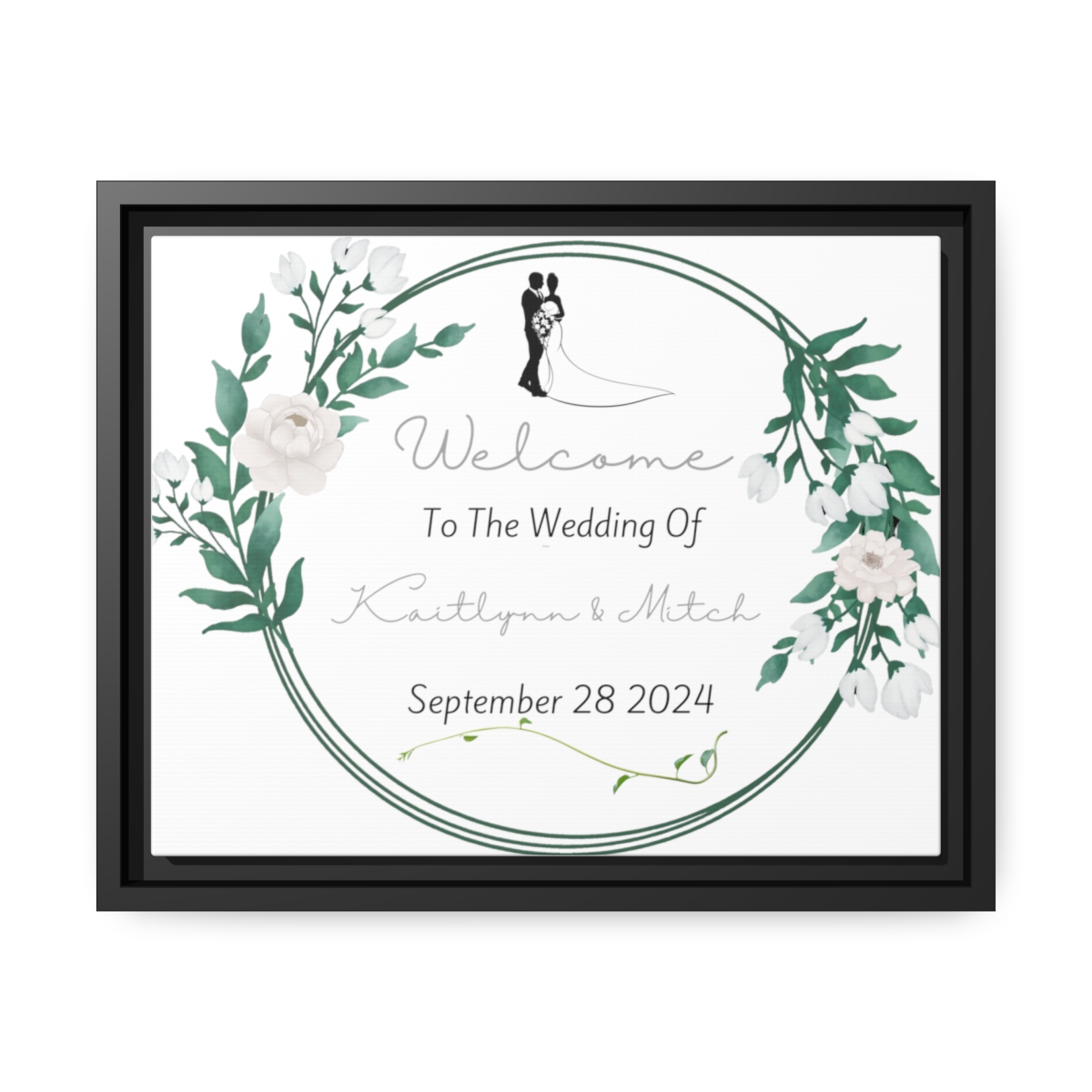 Editable Wedding Welcome Sign