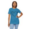 Custom Heart Mothers Day Unisex Jersey Short Sleeve Tee