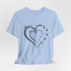 Custom Heart Mothers Day Unisex Jersey Short Sleeve Tee