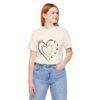 Custom Heart Mothers Day Unisex Jersey Short Sleeve Tee