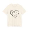 Custom Heart Mothers Day Unisex Jersey Short Sleeve Tee