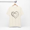 Custom Heart Mothers Day Unisex Jersey Short Sleeve Tee