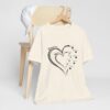 Custom Heart Mothers Day Unisex Jersey Short Sleeve Tee