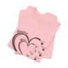 Custom Heart Mothers Day Unisex Jersey Short Sleeve Tee