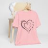 Custom Heart Mothers Day Unisex Jersey Short Sleeve Tee