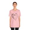 Custom Heart Mothers Day Unisex Jersey Short Sleeve Tee