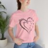 Custom Heart Mothers Day Unisex Jersey Short Sleeve Tee