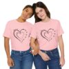Custom Heart Mothers Day Unisex Jersey Short Sleeve Tee