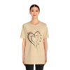 Custom Heart Mothers Day Unisex Jersey Short Sleeve Tee