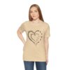 Custom Heart Mothers Day Unisex Jersey Short Sleeve Tee