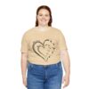 Custom Heart Mothers Day Unisex Jersey Short Sleeve Tee