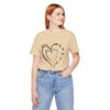 Custom Heart Mothers Day Unisex Jersey Short Sleeve Tee