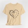 Custom Heart Mothers Day Unisex Jersey Short Sleeve Tee