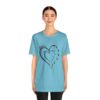 Custom Heart Mothers Day Unisex Jersey Short Sleeve Tee