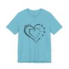 Custom Heart Mothers Day Unisex Jersey Short Sleeve Tee