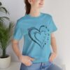 Custom Heart Mothers Day Unisex Jersey Short Sleeve Tee