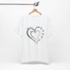 Custom Heart Mothers Day Unisex Jersey Short Sleeve Tee