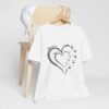 Custom Heart Mothers Day Unisex Jersey Short Sleeve Tee