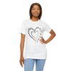 Custom Heart Mothers Day Unisex Jersey Short Sleeve Tee