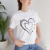 Custom Heart Mothers Day Unisex Jersey Short Sleeve Tee