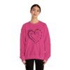 Personalized Mother's Day Heart Customized Unisex Heavy Blend™ Crewneck Sweatshirt