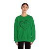 Personalized Mother's Day Heart Customized Unisex Heavy Blend™ Crewneck Sweatshirt