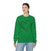 Personalized Mother's Day Heart Customized Unisex Heavy Blend™ Crewneck Sweatshirt