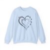 Personalized Mother's Day Heart Customized Unisex Heavy Blend™ Crewneck Sweatshirt