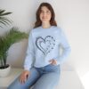 Personalized Mother's Day Heart Customized Unisex Heavy Blend™ Crewneck Sweatshirt