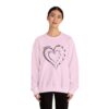 Personalized Mother's Day Heart Customized Unisex Heavy Blend™ Crewneck Sweatshirt