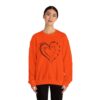 Personalized Mother's Day Heart Customized Unisex Heavy Blend™ Crewneck Sweatshirt