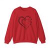 Personalized Mother's Day Heart Customized Unisex Heavy Blend™ Crewneck Sweatshirt