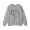 Personalized Mother's Day Heart Customized Unisex Heavy Blend™ Crewneck Sweatshirt