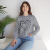 Personalized Mother's Day Heart Customized Unisex Heavy Blend™ Crewneck Sweatshirt