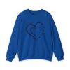 Personalized Mother's Day Heart Customized Unisex Heavy Blend™ Crewneck Sweatshirt