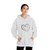 Personalized heart Mother's Day Custom Unisex Heavy Blend™ Hooded Sweatshirt
