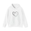 Personalized heart Mother's Day Custom Unisex Heavy Blend™ Hooded Sweatshirt