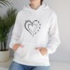 Personalized heart Mother's Day Custom Unisex Heavy Blend™ Hooded Sweatshirt