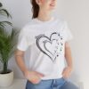 Custom Heart Mothers Day Unisex Jersey Short Sleeve Tee