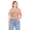 Custom Heart Mothers Day Unisex Jersey Short Sleeve Tee