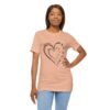 Custom Heart Mothers Day Unisex Jersey Short Sleeve Tee