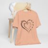 Custom Heart Mothers Day Unisex Jersey Short Sleeve Tee
