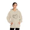 Personalized heart Mother's Day Custom Unisex Heavy Blend™ Hooded Sweatshirt
